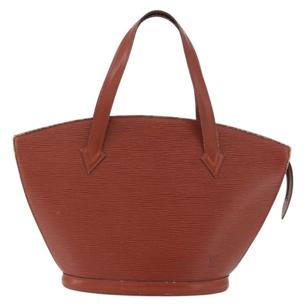 Louis Vuitton Epi Saint Jacques Shopping Shoulder Bag Brown